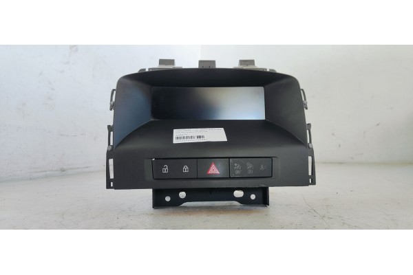 Recambio de pantalla multifuncion para opel astra j lim. selective business referencia OEM IAM 22858076  