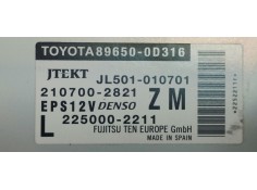 Recambio de modulo electronico para toyota yaris 1.5 i 112 referencia OEM IAM 896500D316  