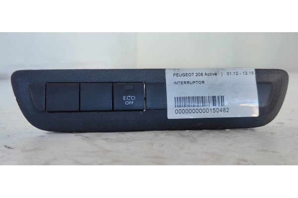 Recambio de interruptor para peugeot 208 active referencia OEM IAM   