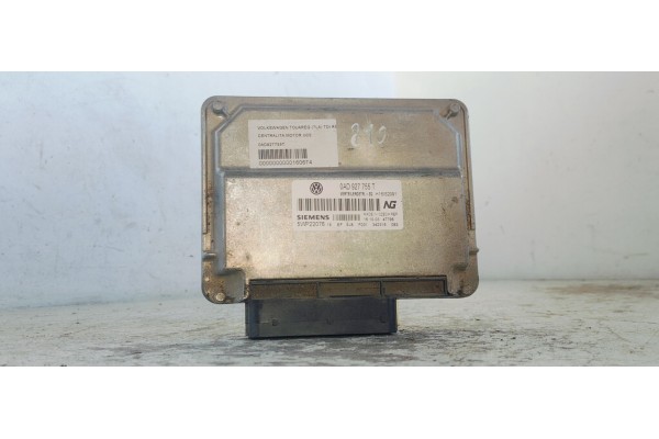 Recambio de centralita motor uce para volkswagen touareg (7la) tdi r5 referencia OEM IAM 0AD927755T  