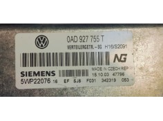 Recambio de centralita motor uce para volkswagen touareg (7la) tdi r5 referencia OEM IAM 0AD927755T  