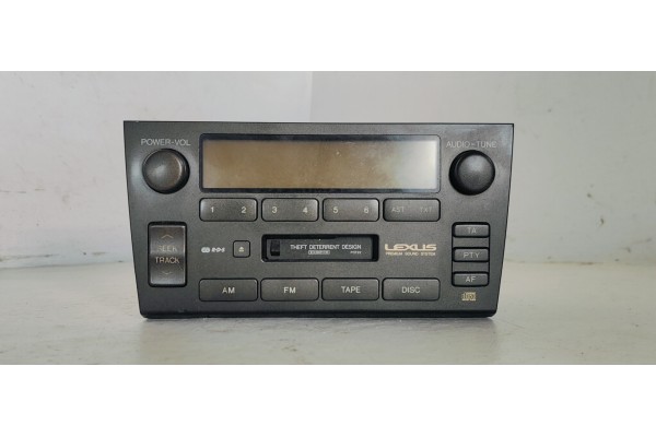 Recambio de sistema audio / radio cd para lexus gs300 (jzs160) básico referencia OEM IAM 861203A532  