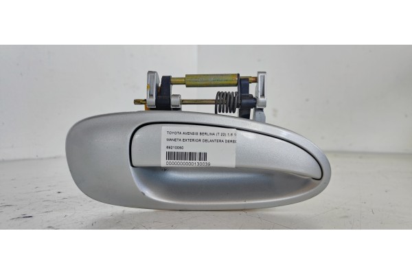 Recambio de maneta exterior delantera derecha para toyota avensis berlina (t 22) 1.6 luna (5-ptas.) referencia OEM IAM 69210050 