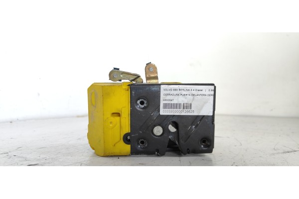Recambio de cerradura puerta delantera derecha para volvo s80 berlina 2.4 diesel referencia OEM IAM 8650547  