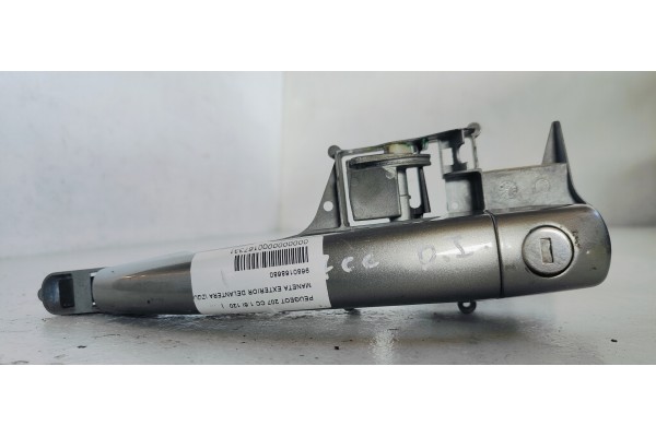 Recambio de maneta exterior delantera izquierda para peugeot 207 cc 1.6i 120 referencia OEM IAM 9680168680  