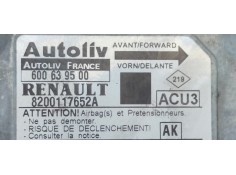 Recambio de centralita airbag para renault scenic (ja..) 1.9 dci dynamique referencia OEM IAM 600639500  
