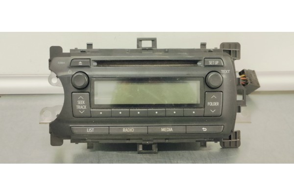 Recambio de sistema audio / radio cd para toyota yaris 1.0 i 68 referencia OEM IAM 861200D640  