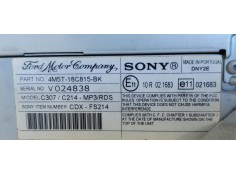 Recambio de sistema audio / radio cd para ford focus berlina (cap) ambiente (d) referencia OEM IAM 4M5T18C815BK  
