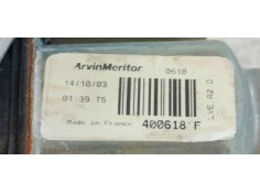 Recambio de elevalunas delantero derecho para citroen c3 1.1 i 60 referencia OEM IAM 400618F  