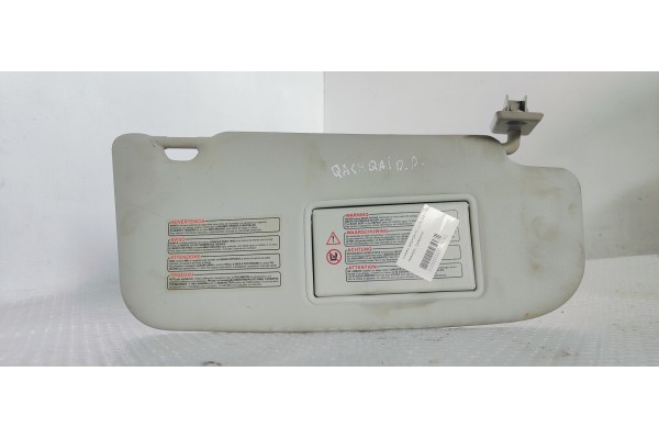 Recambio de parasol derecho para nissan qashqai+2 (jj10) 2.0 i 140 4x4 referencia OEM IAM   