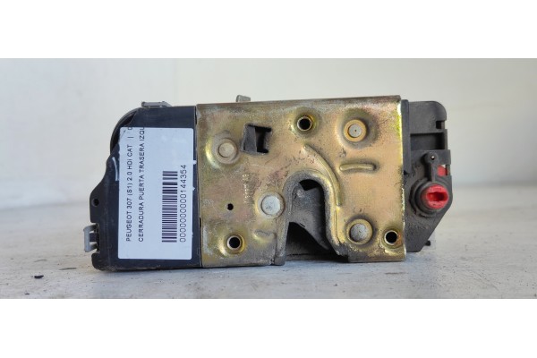 Recambio de cerradura puerta trasera izquierda para peugeot 307 (s1) 2.0 hdi cat referencia OEM IAM   