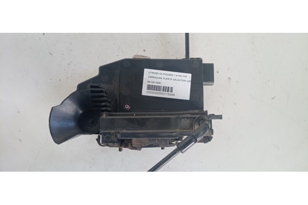 Recambio de cerradura puerta delantera derecha para citroen c4 picasso seduction referencia OEM IAM 9810310280  
