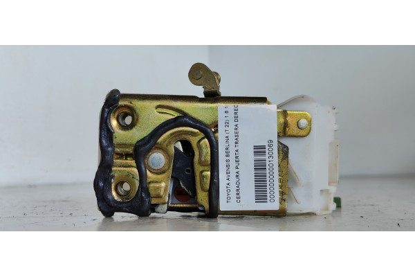 Recambio de cerradura puerta trasera derecha para toyota avensis berlina (t 22) 1.6 luna (5-ptas.) referencia OEM IAM   