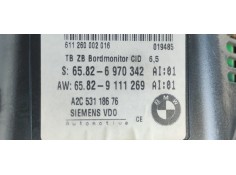 Recambio de pantalla multifuncion para bmw serie 5 berlina (e60) 525d referencia OEM IAM 65826970342  