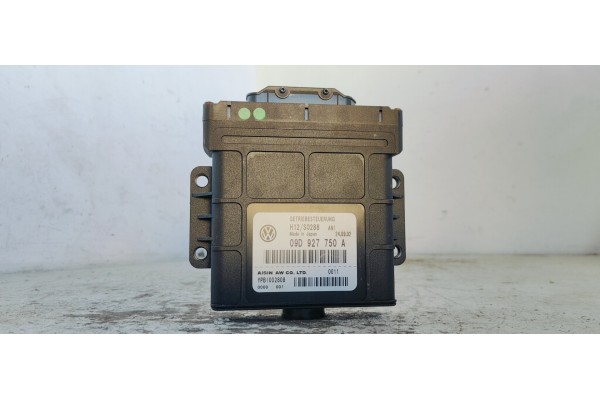 Recambio de centralita cambio automatico para volkswagen touareg (7la) 5.0 v10 tdi dpf referencia OEM IAM 09D927750A  