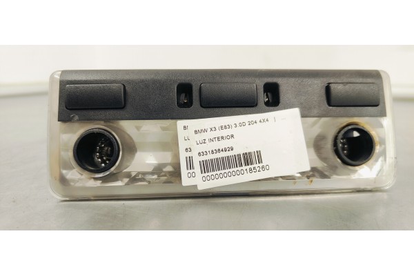 Recambio de luz interior para bmw x3 (e83) 3.0d 204 4x4 referencia OEM IAM 63318364929  