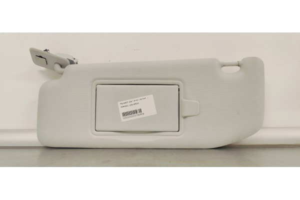 Recambio de parasol izquierdo para peugeot 208 1.6 hdi 100 fap referencia OEM IAM   