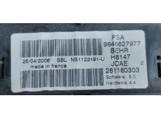 Recambio de mando climatizador para peugeot 307 break/sw (s2) sw d-sign referencia OEM IAM 9646627977  