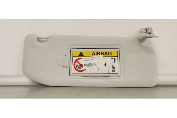 Recambio de parasol derecho para peugeot 208 1.6 hdi 100 fap referencia OEM IAM   