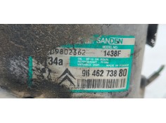 Recambio de compresor aire acondicionado para peugeot 206 berlina 1.4 hdi referencia OEM IAM 9646273880  