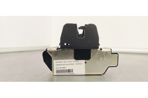 Recambio de cerradura maletero / porton para peugeot 208 1.6 hdi 100 fap referencia OEM IAM 9151487499H  