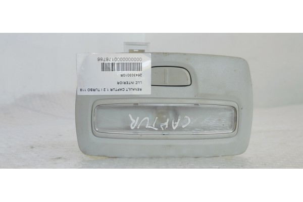 Recambio de luz interior para renault captur 1.2 i turbo 118 referencia OEM IAM 264303010R  