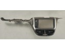 Recambio de pantalla multifuncion para peugeot 208 1.6 hdi 100 fap referencia OEM IAM 9673830077  