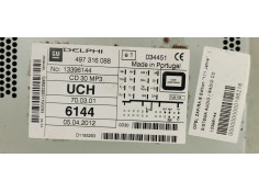 Recambio de sistema audio / radio cd para opel zafira b edition ´´111 jahre´´ referencia OEM IAM 13396144  