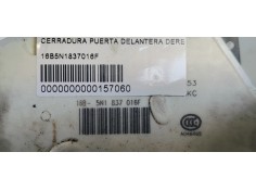 Recambio de cerradura puerta delantera derecha para seat ibiza (6p1) reference referencia OEM IAM 16B5N1837016F  