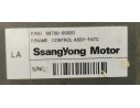 Recambio de mando climatizador para ssangyong kyron 2.0 d referencia OEM IAM 6870009020  
