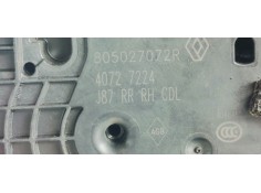 Recambio de cerradura puerta trasera derecha para renault captur 1.2 i turbo 118 referencia OEM IAM 805027072R  