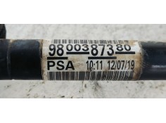 Recambio de transmision delantera izquierda para peugeot 2008 (--.2013) 1.5hdi 100 fap referencia OEM IAM 9800387380  