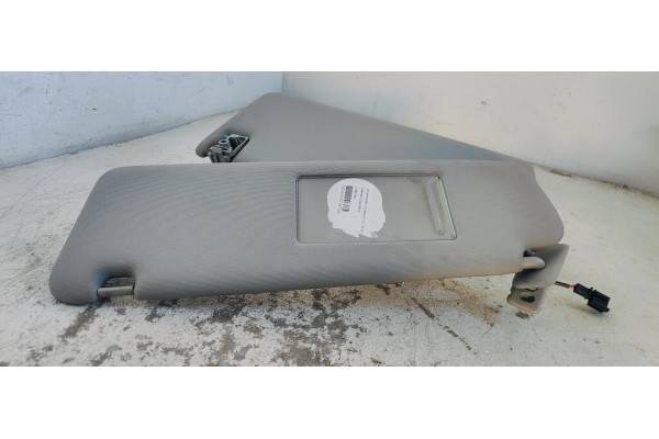 Recambio de parasol izquierdo para volkswagen touareg (7la) tdi r5 referencia OEM IAM 7L6857551  