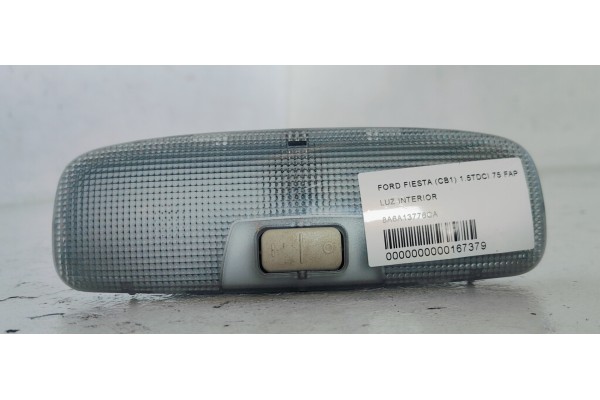 Recambio de luz interior para ford fiesta (cb1) 1.5tdci 75 fap referencia OEM IAM 8A6A13776CA  