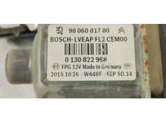 Recambio de elevalunas delantero derecho para peugeot 208 1.6 hdi 100 fap referencia OEM IAM 9806088080  