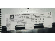 Recambio de sistema audio / radio cd para opel astra h berlina enjoy referencia OEM IAM 13255555  