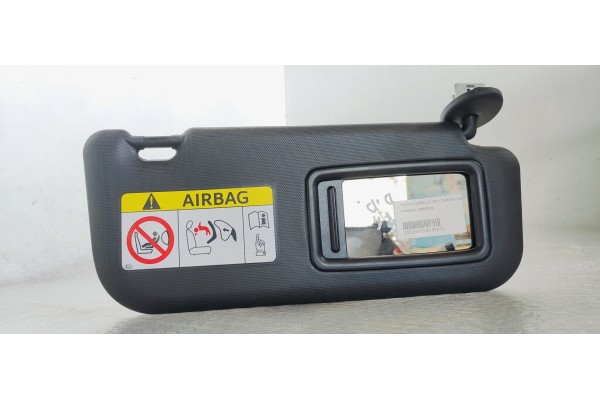 Recambio de parasol derecho para toyota corolla (e21) zwe219l-dhxnbw(6h) referencia OEM IAM   