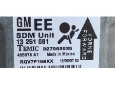 Recambio de centralita airbag para opel astra h berlina 1.7 16v cdti referencia OEM IAM 13251081  