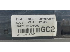 Recambio de mando climatizador para opel astra h berlina 1.7 16v cdti referencia OEM IAM 13122963  