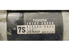Recambio de motor arranque para toyota yaris 1.0 i 68 referencia OEM IAM 2810000080  
