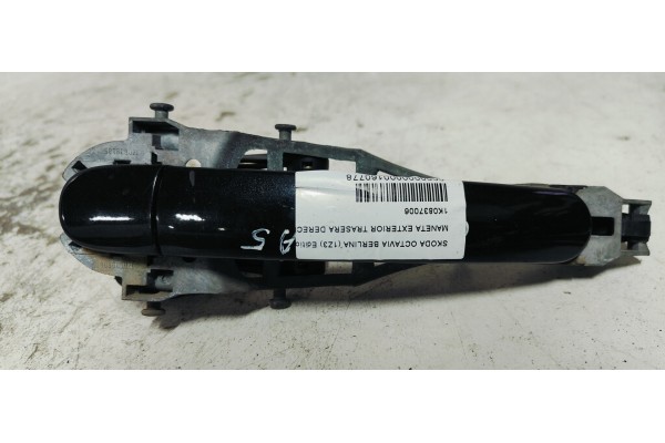 Recambio de maneta exterior trasera derecha para skoda octavia berlina (1z3) edition 100 referencia OEM IAM 1K0837006  