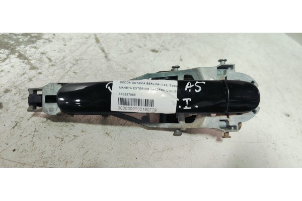 Recambio de maneta exterior trasera izquierda para skoda octavia berlina (1z3) edition 100 referencia OEM IAM 1K0837885  