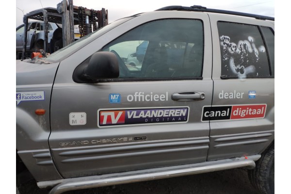 Recambio de puerta delantera izquierda para jeep gr.cherokee (wj/wg) 3.1 td limited referencia OEM IAM   