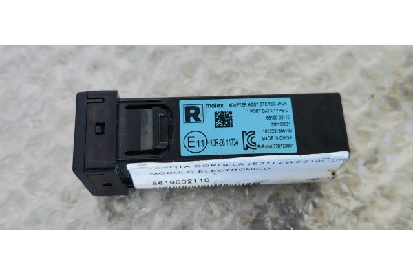 Recambio de modulo electronico para toyota corolla (e21) zwe219l-dhxnbw(6h) referencia OEM IAM 8619002110  