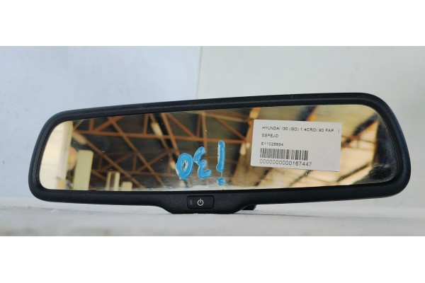 Recambio de espejo para hyundai i30 (gd) 1.4crdi 90 fap referencia OEM IAM E11026654  