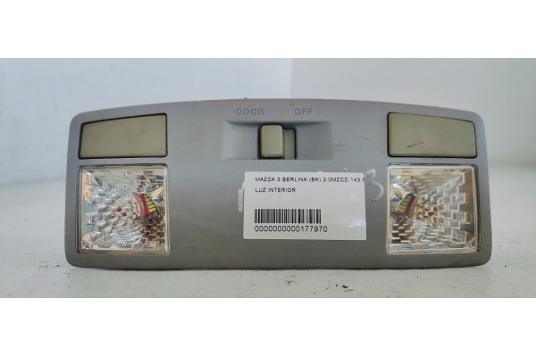Recambio de luz interior para mazda 3 berlina (bk) 2.0mzcd 143 fap referencia OEM IAM   
