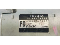 Recambio de motor arranque para toyota yaris 1.5 i 112 referencia OEM IAM 281000Y290  