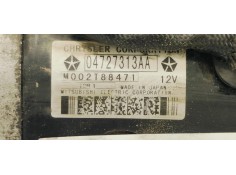 Recambio de motor arranque para chrysler voyager (rg) referencia OEM IAM 04727313AA  