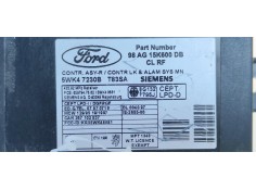 Recambio de centralita cierre para ford focus berlina (cap) 1.6 16v cat referencia OEM IAM 98AG15K600DB  