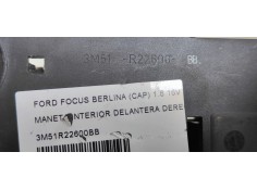 Recambio de maneta interior delantera derecha para ford focus berlina (cap) business referencia OEM IAM 3M51R22600BB  